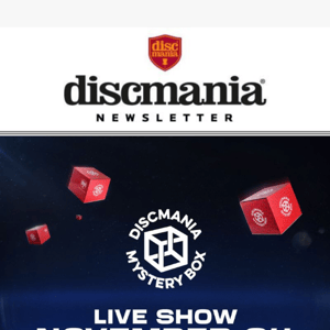 Discmania LIVE SHOW announcement