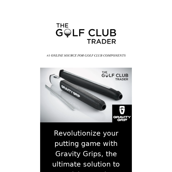 Precision Putting with Gravity Grips' Innovative Design!