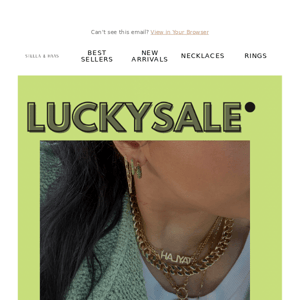 35% off 🍀 lucky I have you
