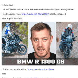 New Spy Shots - Latest BMW GS 1300 Photos!