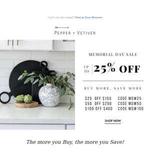 25% OFF, Say what?!