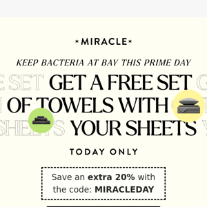 [Today Only] PRIME time to save on Miracles