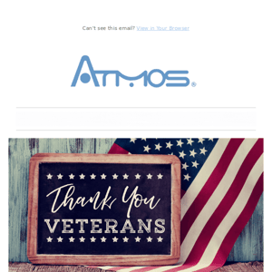 🇺🇸 Happy Veterans Day from Atmos Nation! 🇺🇸