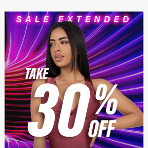 Sale Extended: 30% Off Ends Today.