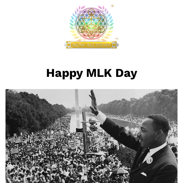 Happy Martin Luther King Day! Code inside.