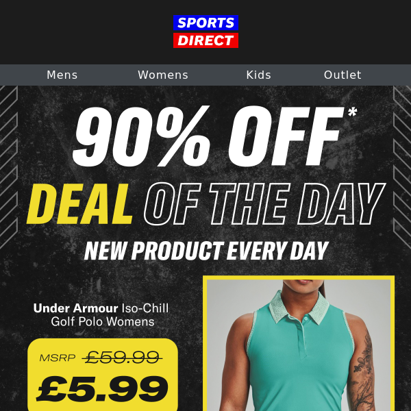 90% off Under Armour deal 👀