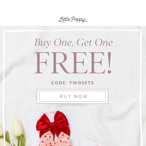 😍 Buy one, get one FREE is back!! 😍
