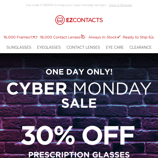 Here's 30% OFF 🕶️ Your Eyes Will Thank You