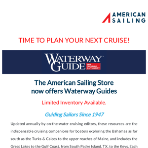 New in the American Sailing Store: Waterway Guides