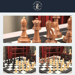 Our Featured Chess Set of the Week -  The 1972 Skopje Olympiad II Reproduction Series Chess Pieces - 4.4" King