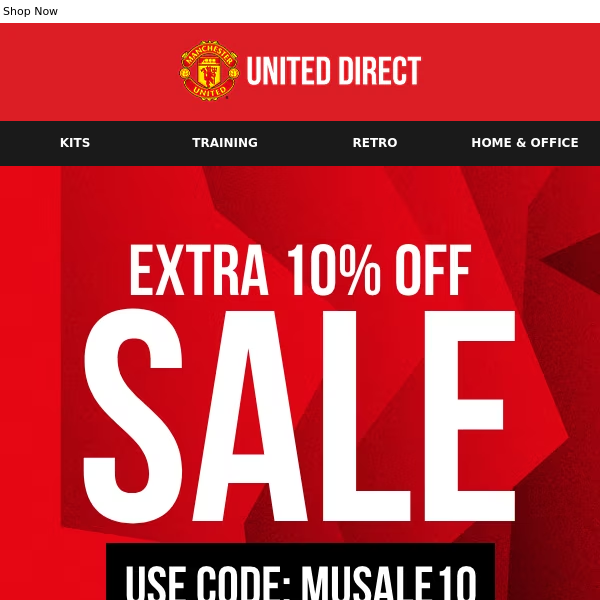 CUP MATCHDAY BUYS! GET EXTRA OFF SALE