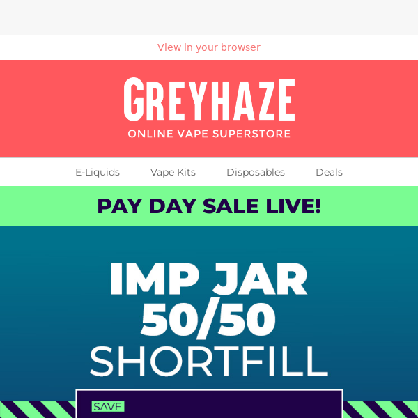 53% OFF IMP JAR SHORTFILL!!! 🤩