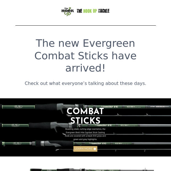 New Evergreen Combat Sticks have arrived