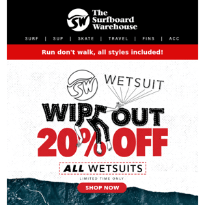 The Wipeout is ENDING SOON!