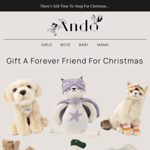 Gift A Forever Friend For Christmas 🛷🎁🧸