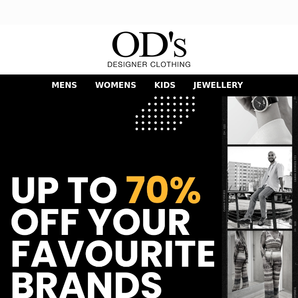 Unbeatable Savings at OD'S Outlet - Up to 70% OFF on New Lines!