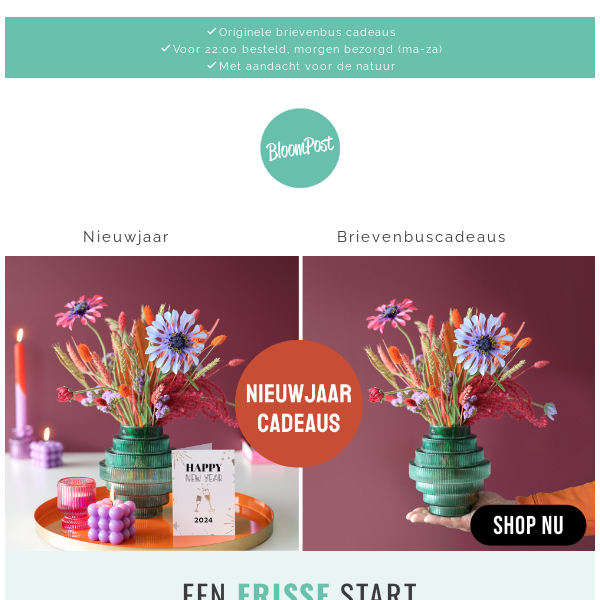 💫 Nieuwjaar cadeaus door de brievenbus