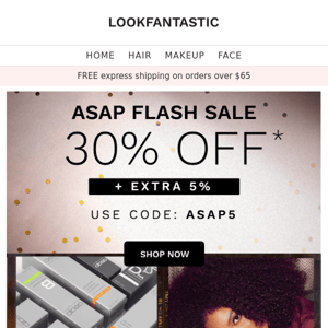 ASAP SALE 😱 30% Off + EXTRA 5%