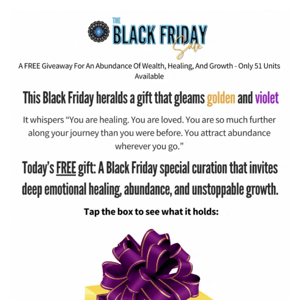 A special Black Friday 🎁