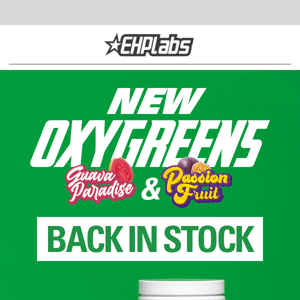 Oxygreens is now BACK IN STOCK 🥦🥝