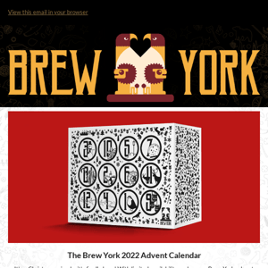 Brew York 2022 Advent Calendar: Pre-order now! 🎅🎄