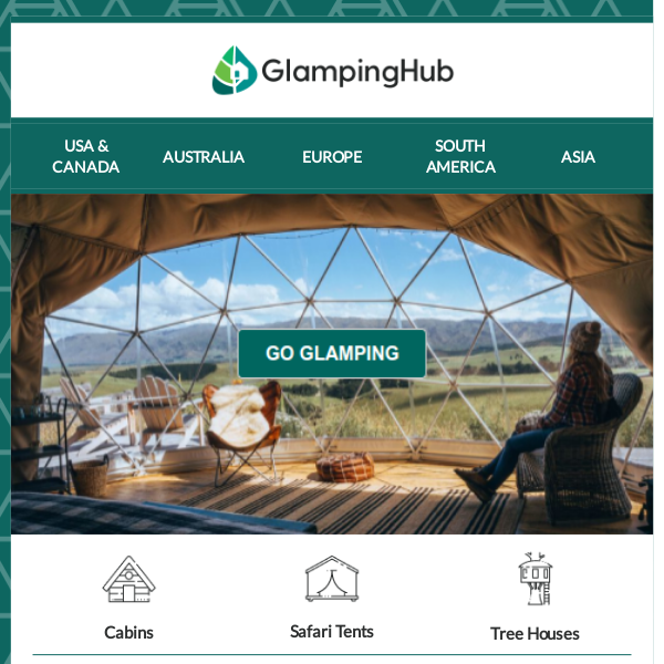 Surprise Dad with a unique Glamping experience!