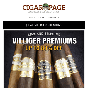 Villiger Premiums start buck fitty