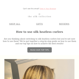 How to use silk heatless curlers