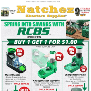 Spring Into Savings With RCBS
