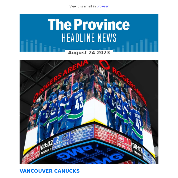 Canucks: New, bigger and faster? At least the scoreboard will be