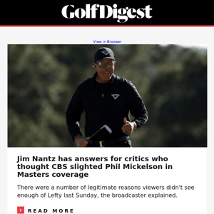 Nantz answers CBS critics