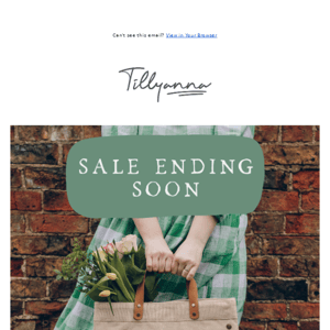 Don't Miss: Tillyanna's January Sale Ends Soon 💖