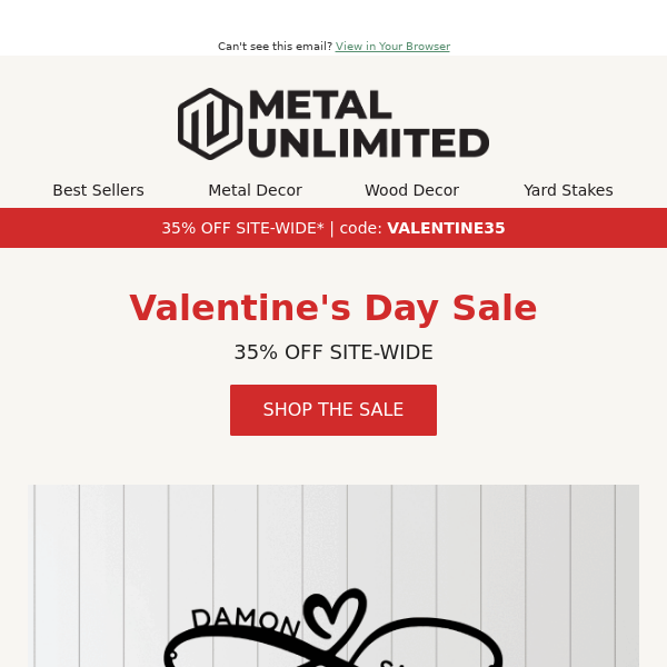 EARLY ACCESS: V-Day Site-Wide Sale ❤️