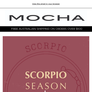 Scorpio Season is here