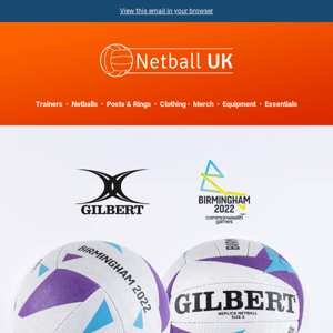 NEW: Official Commonwealth Games Netballs 🏐