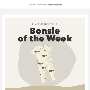Save 25% instantly on our latest Bonsie of the Week!