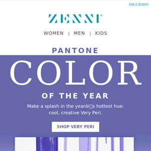 This email comes in Pantone color of the year...