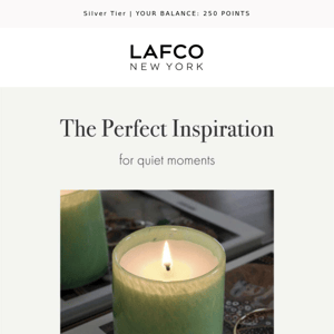 A FREE candle that inspires