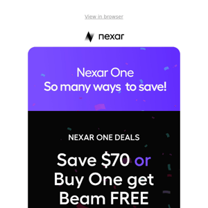 Hurry! Labor Day deal: Save $120 on Nexar One! 🕒 - Nexar