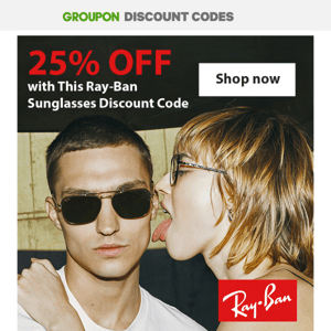 Ray-Ban - 25% off • Booking.com - 15% off • Ocado - £25 off + more!