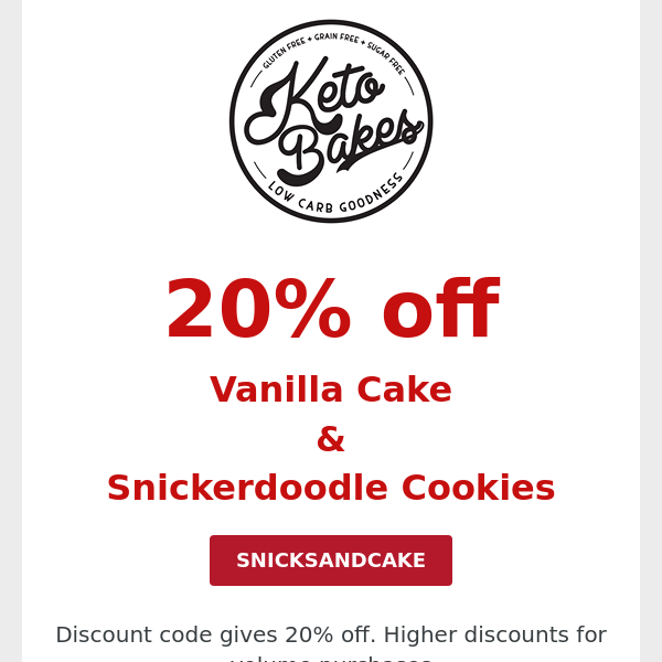 Snickerdoodles and Cake! Just In Time!