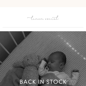 Back in stock alert 🤍 Nursery essentials