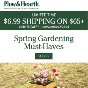 Shop spring gardening must-haves ☑️