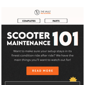 Keep your scooter feeling like new