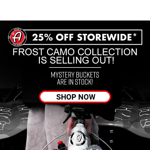 Last Chance: Frost Camo Sale Ends Tomorrow