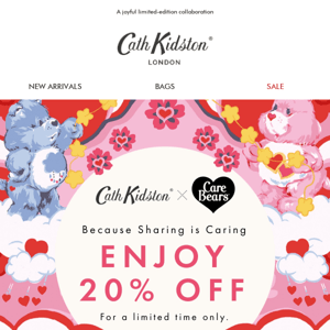 20% off Care Bears™ | Ends tonight