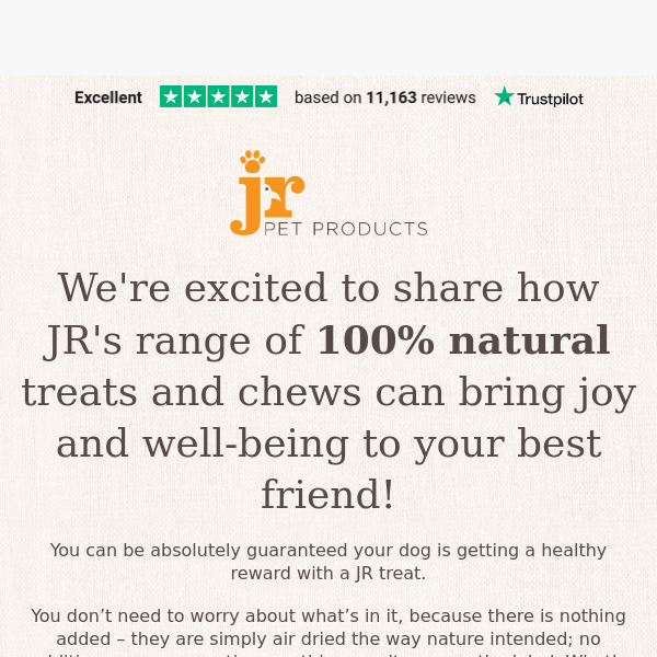 Enhance Your Dog's Happiness with JR Treats and Chews