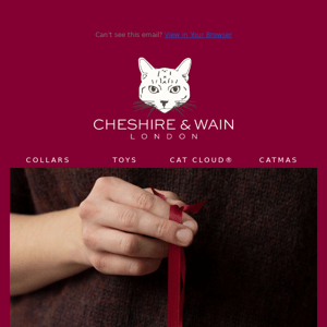 Christmas Shop  Cat Collars, Cat Beds, Toys, Accessories & Gifts –  Cheshire & Wain