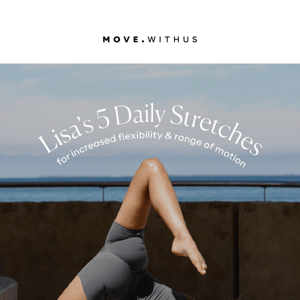 5 Stretches you can do today 🤸‍♀️