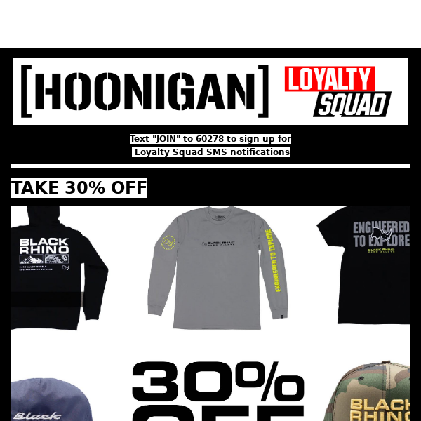 30% OFF > BLACK RHINO GEAR AT HOONIGAN